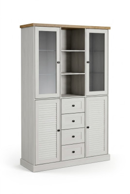 Meuble Buffet Classique Armoire Vitrine Vitrines en Verre neuves