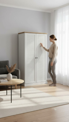 Conception de garde-robe, armoires à vêtements, mobilier de salon, mobilier de vie, bois neuf