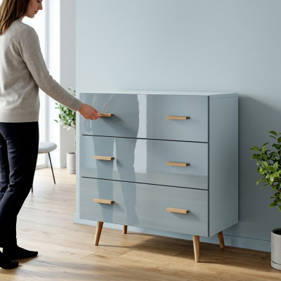 Conception Commode Armoire en bois Armoire haute Buffet Tiroirs Armoires Commodes Coffres
