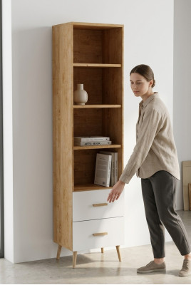 Salon Armoire Étagères Livres Système de rayonnage Étagères Unité murale Système de rangement neuf