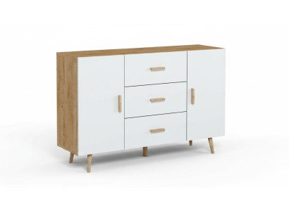 Commode étagère 140cm Armoires Étagères Rangement Brillant neuf Commode Buffet