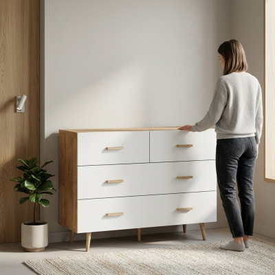 Salon Armoires en bois Commode Portemanteau Bahut Commodes Armoire Bahut