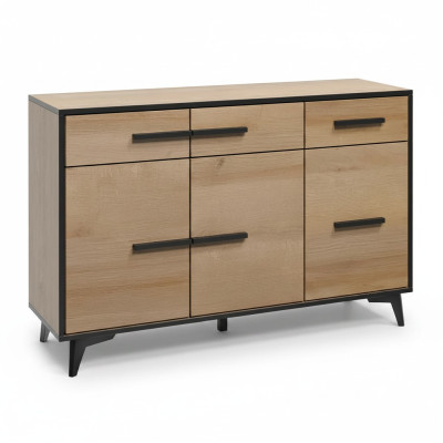 Meuble de luxe en bois de style armoire de salon en bois Commode Buffet Vitrine Commodes