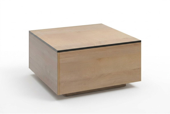 Table d'appoint Table basse Mobilier en bois massif Meubles chêne 80x80cm nouvelles Tables