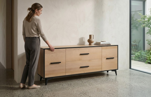 Meuble TV Design Buffet Télévision Murale Buffet Bas Étagères Luxe Nouvelle Commode Armoire Nouvelle