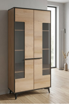 Vitrines Armoire Cabinet en verre Armoire Designer Armoire en bois neuf Commode Vitrine Coffrets de tiroirs
