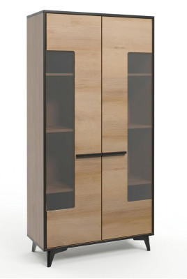 Vitrines Armoire Cabinet en verre Armoire Designer Armoire en bois neuf Commode Vitrine Coffrets de tiroirs
