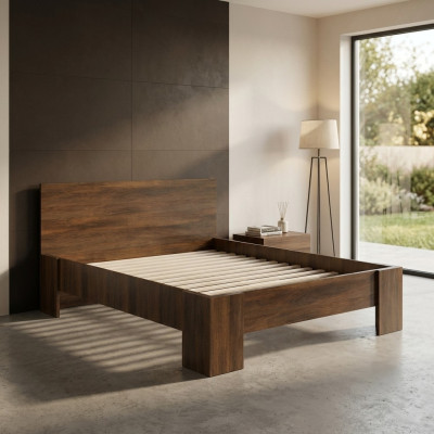 Lits de luxe Lit double 160x200 cm Style moderne Mobilier d'hôtel Design Mobilier italien