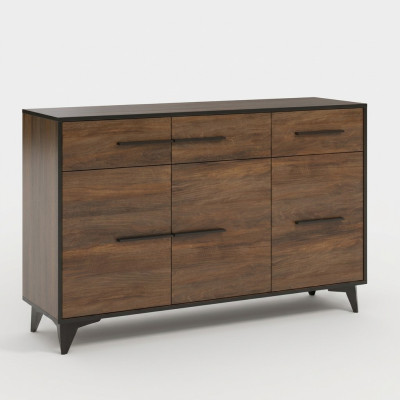 Commode Concepteur Commodes Commode Cabinet Garde-robe Design en bois Étagère Marron