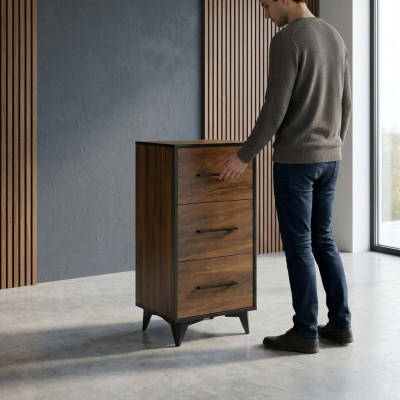 Meubles Commodes en bois massif Armoire en bois massif neuf Commode de designer Buffet en bois massif