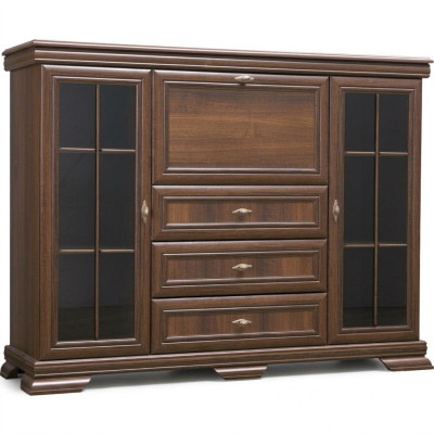 Armoire de salon 158cm XXL Bahuts Basse Buffet en bois Commode Buffet Commodes