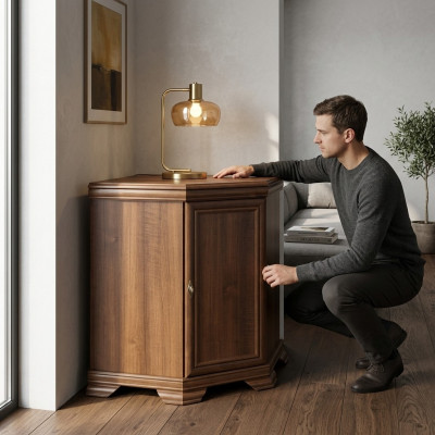 Bois commode Tiroirs de salon Commode Faite à la main Commode de chambre
