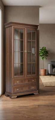 Vitrinen Vitrine Schrank Glasvitrine Kommoden Bücher Klassische Vitrine