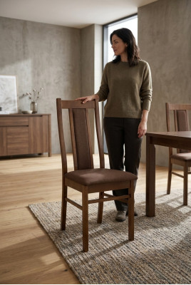 Sessel TV-Sessel Sessel Entspannungssessel Klassischer Stuhl Stühle Holz Esszimmerstuhl Rückenlehne