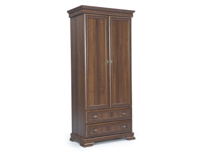 Armoire de chambre à coucher 2 portes Armoire en bois Armoire Penderie Armoires à vêtements