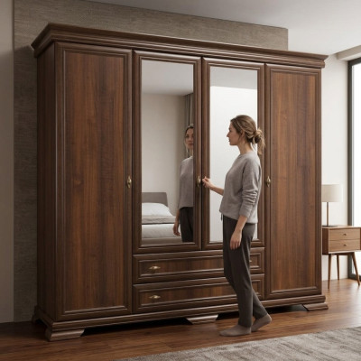 Étagères Armoire Portemanteau Rangement Armoires à vêtements Étagère Armoire Nouveau