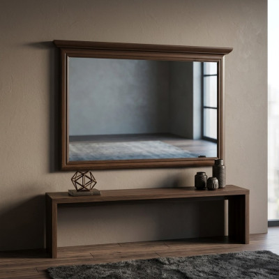 Classic r Designer Spiegel Wandspiegel rechteckiger Spiegel Dekorationsmodell Kora  Miroir rectangle de designer classique, modèle de décoration Kora
