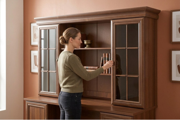 Armoire de campagne Buffet XL en bois Console Étagère Commode Buffet Commode Commode attachée
