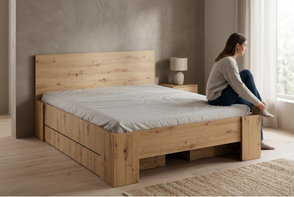 Lit classique Lits Lits doubles Lit en bois Maison de campagne Chambre Hôtel