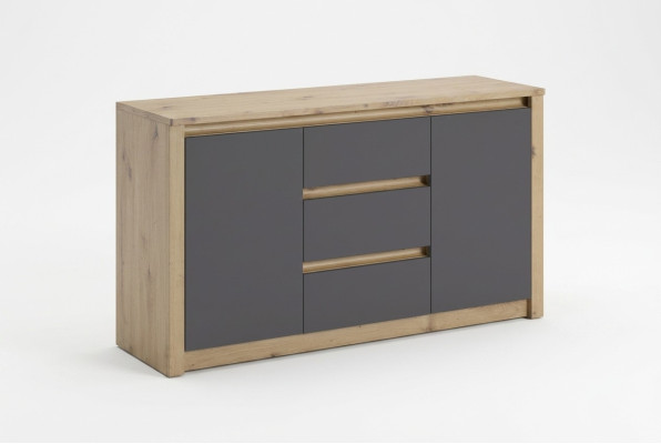 Étagère de salon en bois de luxe Commode designer Buffet Sideboard Bas Commode
