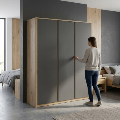 Armoire Mobilier en bois Armoires de chambre Style moderne Armoire moderne Nouveau