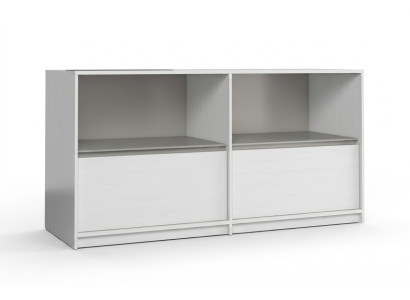 Commode Armoire en différentes couleurs 2 tiroirs Buffet Haut Commodes
