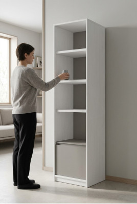 Étagère d'angle du salon étagères de bureau étagères étagères de luxe en bois étagère armoire