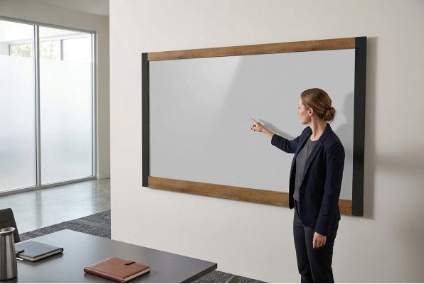 Cadre en bois véritable de designer R avec miroir XXL de 123x4 - Modèle Montana