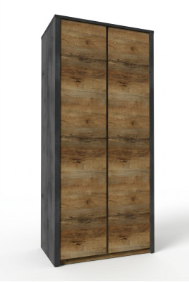 Armoires de chambre en bois Meubles Armoire Penderie Style Campagne Conception Marron