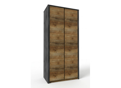 Armoires de chambre en bois Meubles Armoire Penderie Style Campagne Conception Marron