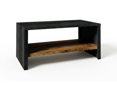 Table basse Table en bois Bois véritable Bois massif Table d'appoint Table 120x60 Tables basses