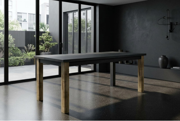 Table à manger Tables en bois Table de salle à manger 160x90x82 Table en bois massif Salle à manger en bois