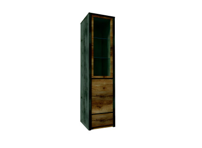 Vitrines Vitrines en bois massif Nouveau meuble en bois Vitrine en bois massif Armoire en verre de grande qualité