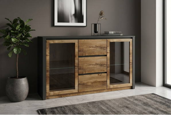 Commode Montana Buffet commode Commodes Buffet de salon Commodes Armoire TV