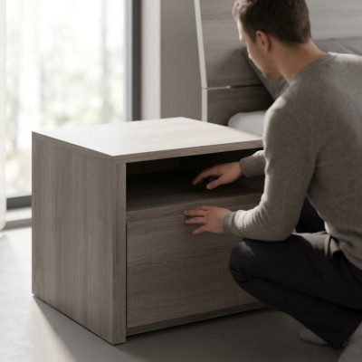 Tables de chevet côté Bois Consoles Bois nouvelle Table de nuit Designer Luxe Console