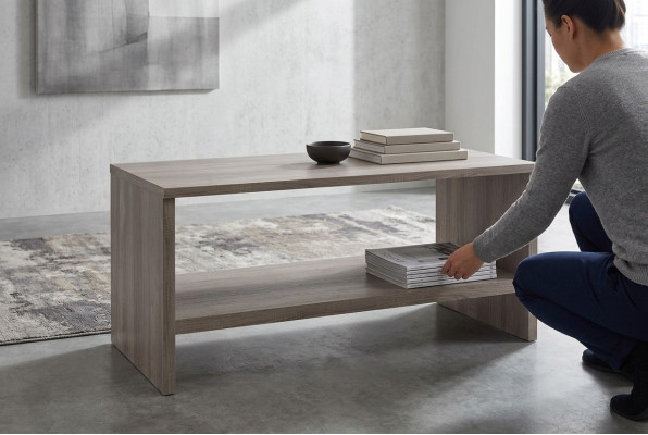 Table d'appoint Tables d'appoint Canapé Classique xxl Nouveau Design Table basse en bois Table en verre