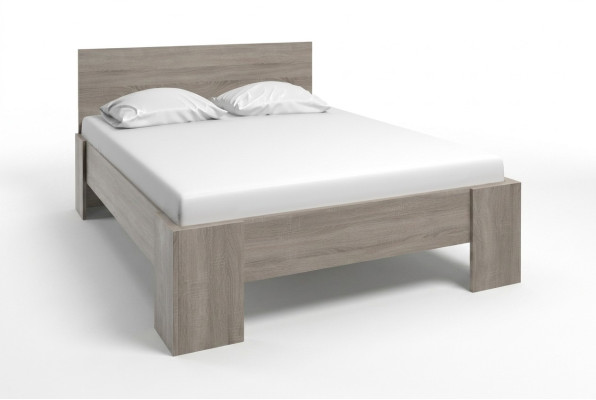 Meubles design de luxe Chambre à coucher Lit en bois Lit de style maison de campagne Lits doubles en bois