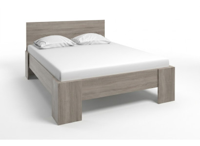 Meubles design de luxe Chambre à coucher Lit en bois Lit de style maison de campagne Lits doubles en bois