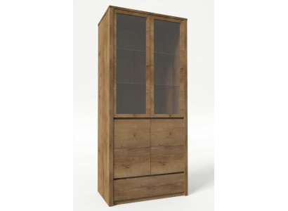 Vitrine en verre Armoire en verre Armoires Penderie Bois Mobilier neuf Vitrines Armoire en bois neuf