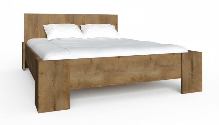 Tissu d'ameublement de luxe Designer Lit Chambre Lits Textile Bois Hôtel