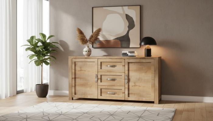Commode Armoire Buffet Banc bas Commodes Armoires Meubles massifs Bois Buffet