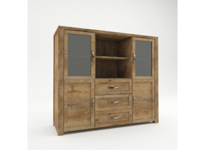 Buffet de bois modernes Armoire Design Commode Meuble Vitrine Buffet Bar