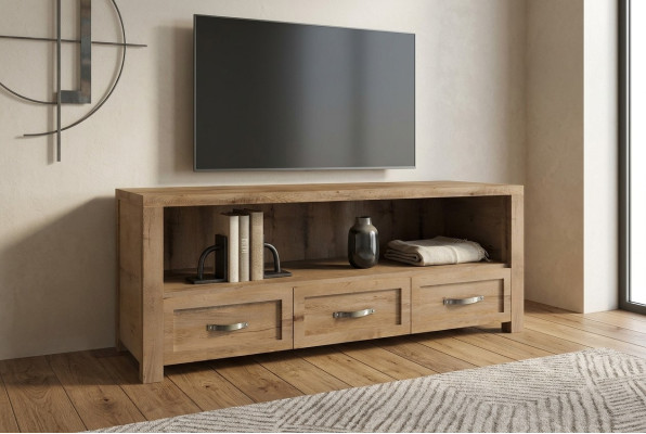 Commode Meuble TV Design Buffet Télévision Mat Basse Armoire Nouveau Conseil Mur de Luxe en Bois