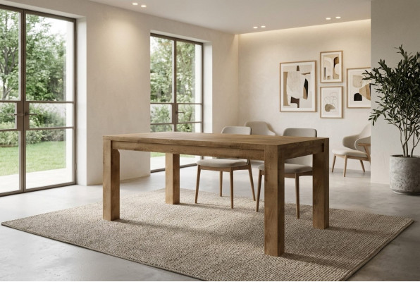 Table à manger Tables en bois Salon Salle à manger Buffet de salle à manger Tables en bois Mobilier de table Loft