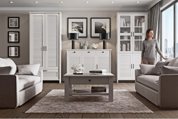 Salon Commode Armoire Commodes design Style Mobilier Salon 3 pcs.