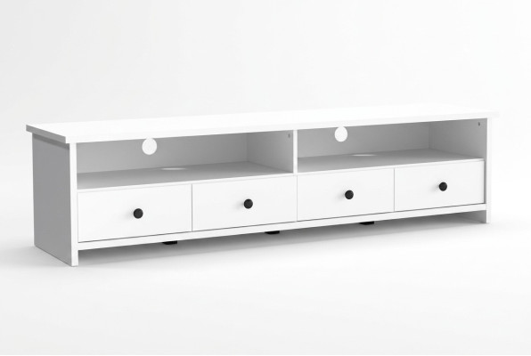 Meuble TV design buffet télévision en haute brillance bas Commode panneau Mur de luxe Armoire