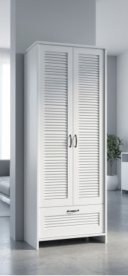 Armoires à vêtements Mobilier blanc Armoires de luxe Armoire à vêtements Design Brillant neuf