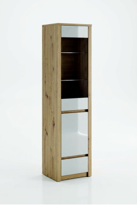 Armoire en bois massif faite main vitrine en verre armoire en bois salon