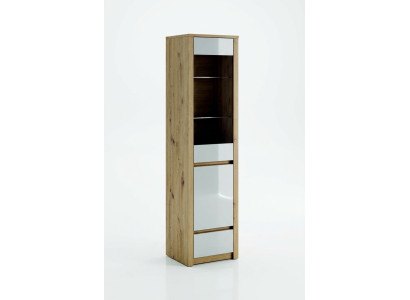 Armoire en bois massif faite main vitrine en verre armoire en bois salon