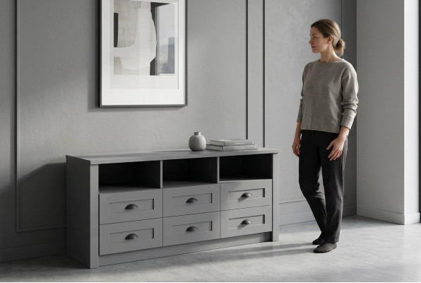 Sideboard RTV130 Armoire TV Meuble bas Commode Buffet Armoire de salon nouveau